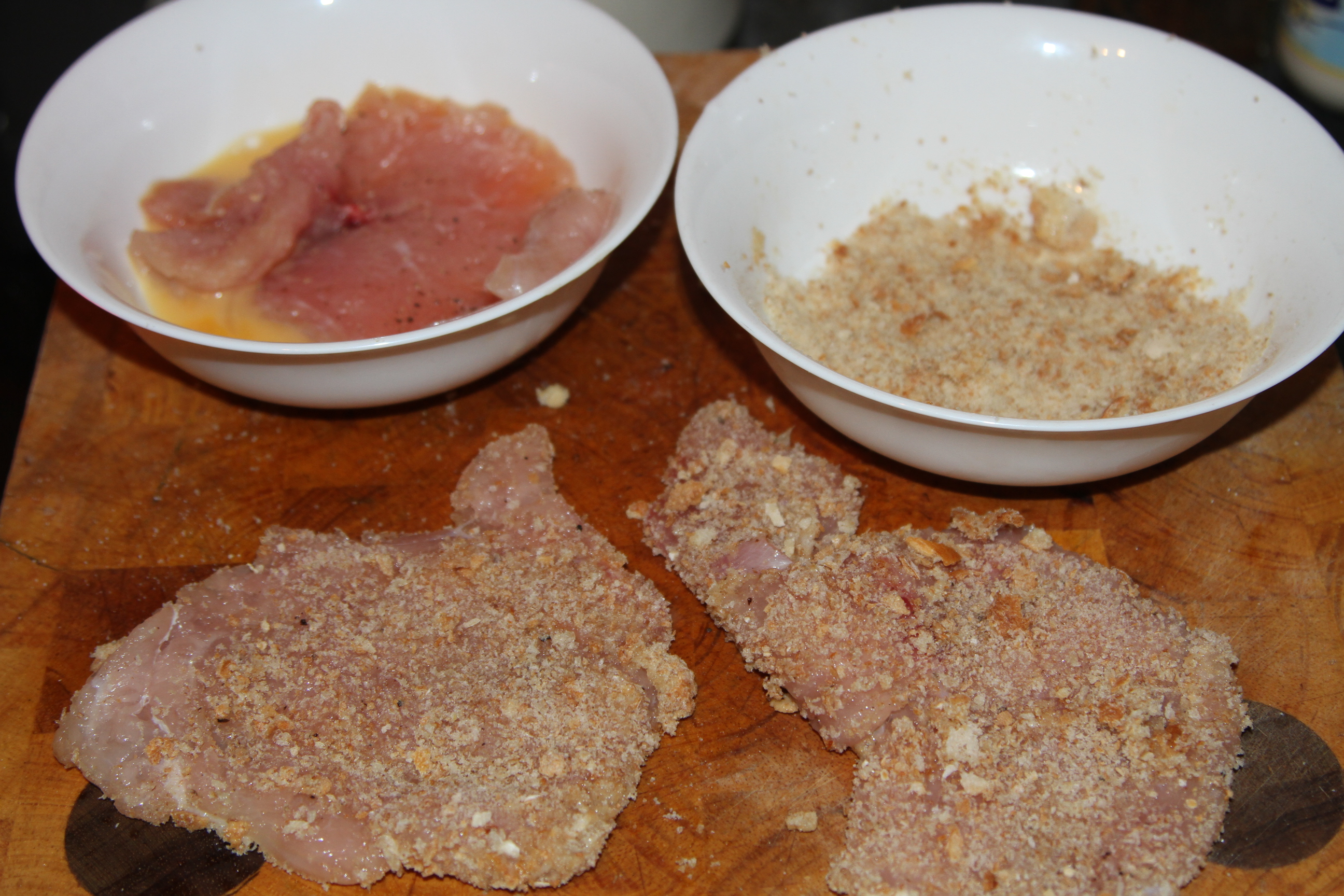 smażone filety z indyka