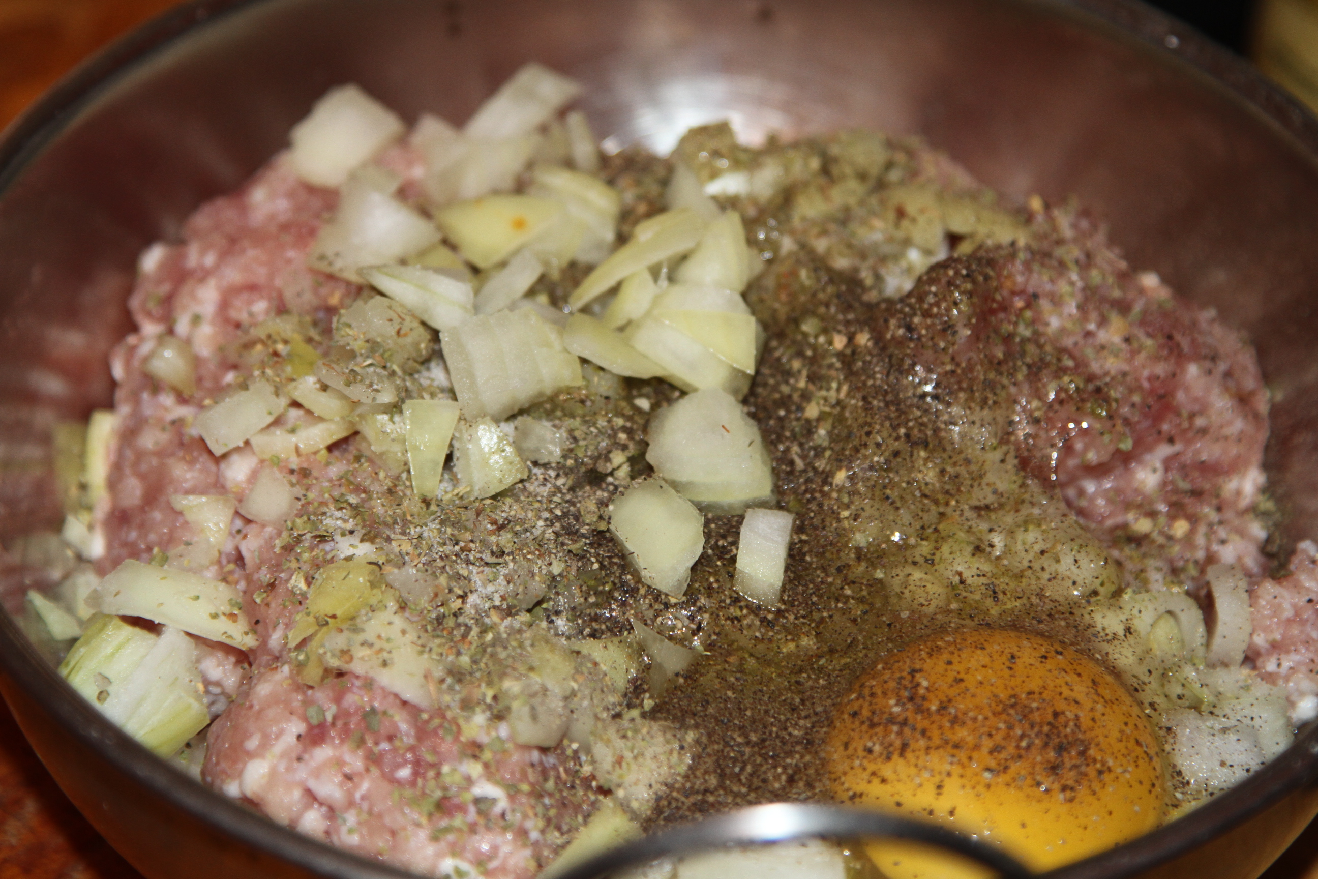 kartacze z mięsem mielonym