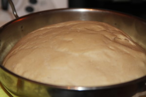 pizza z mozzarellą i pomidorami
