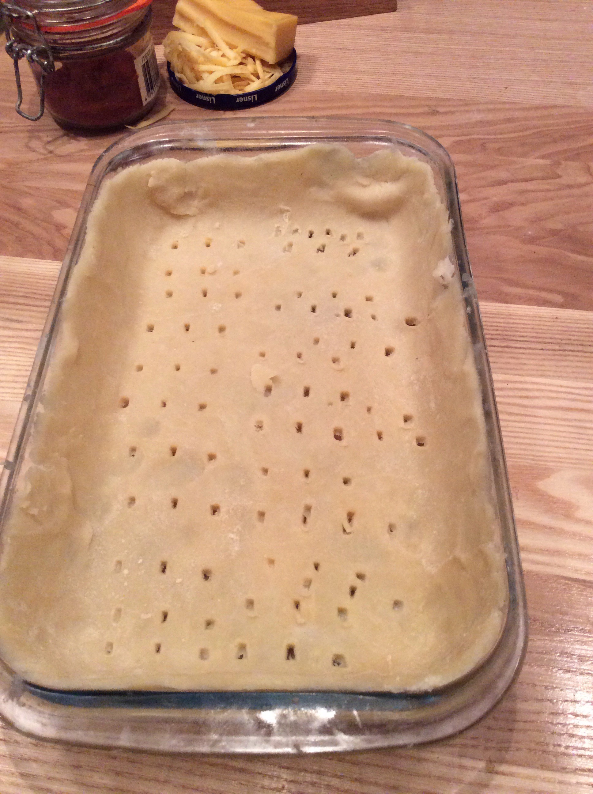 Łosoś na kruchym cieście