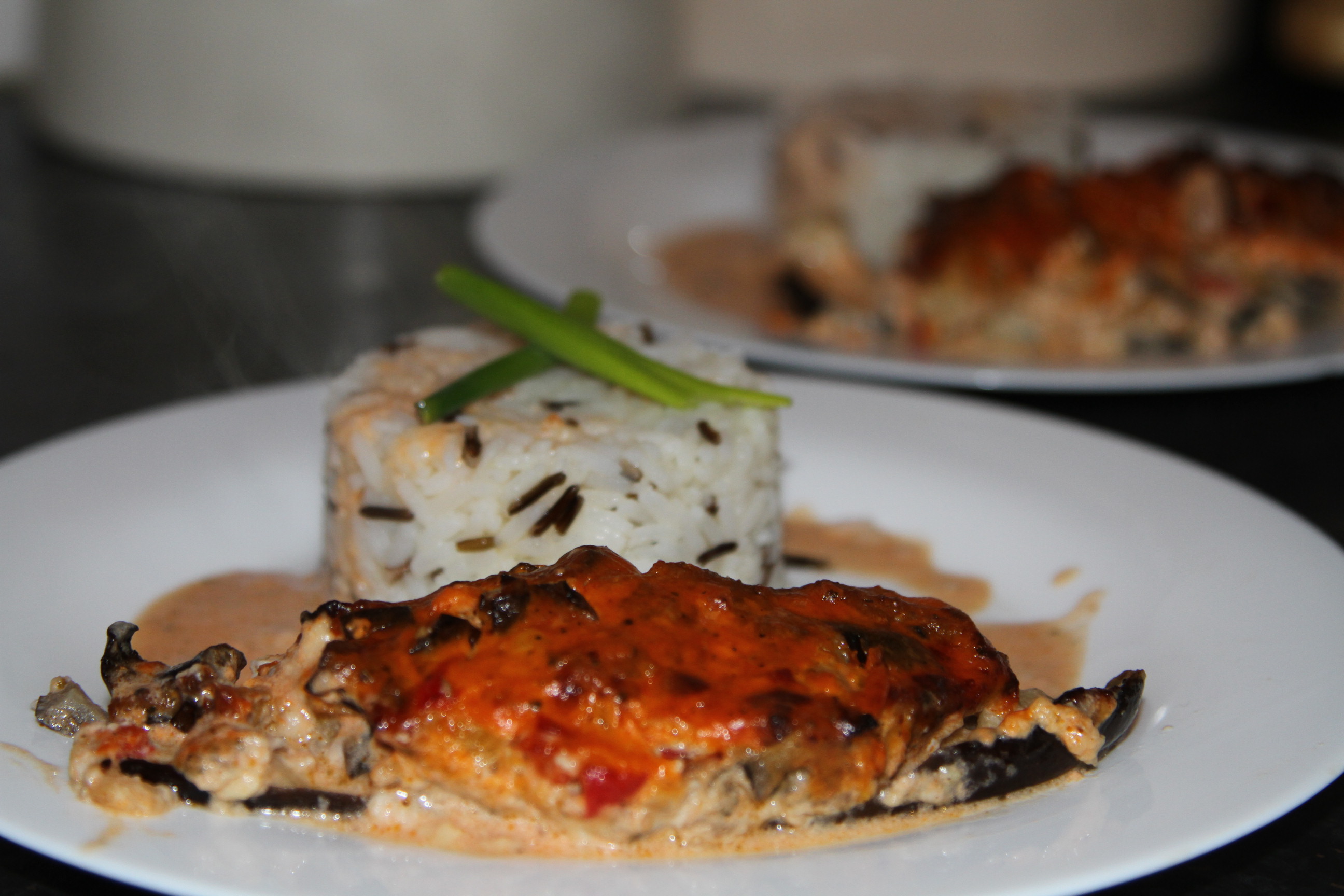 faszerowany bakłażan