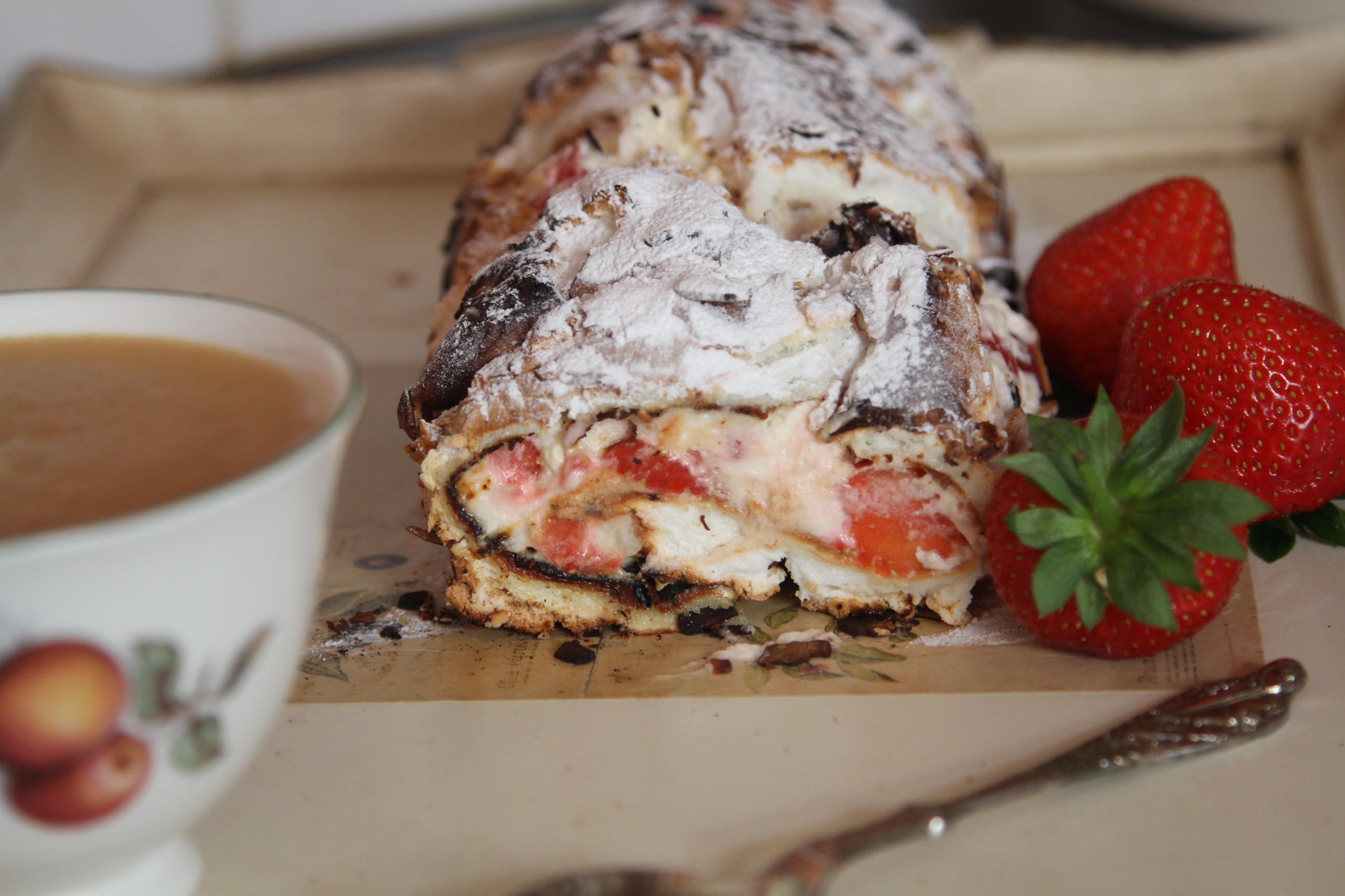 ciasto z truskawkami