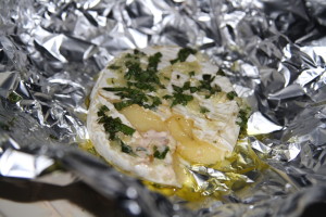 camembert z oliwą