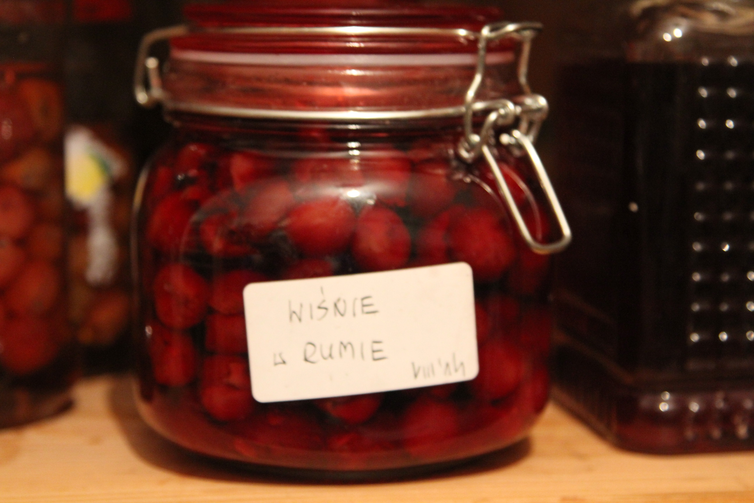 wiśnie w spirytusie