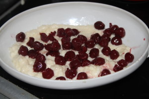 kasza manna z owocami