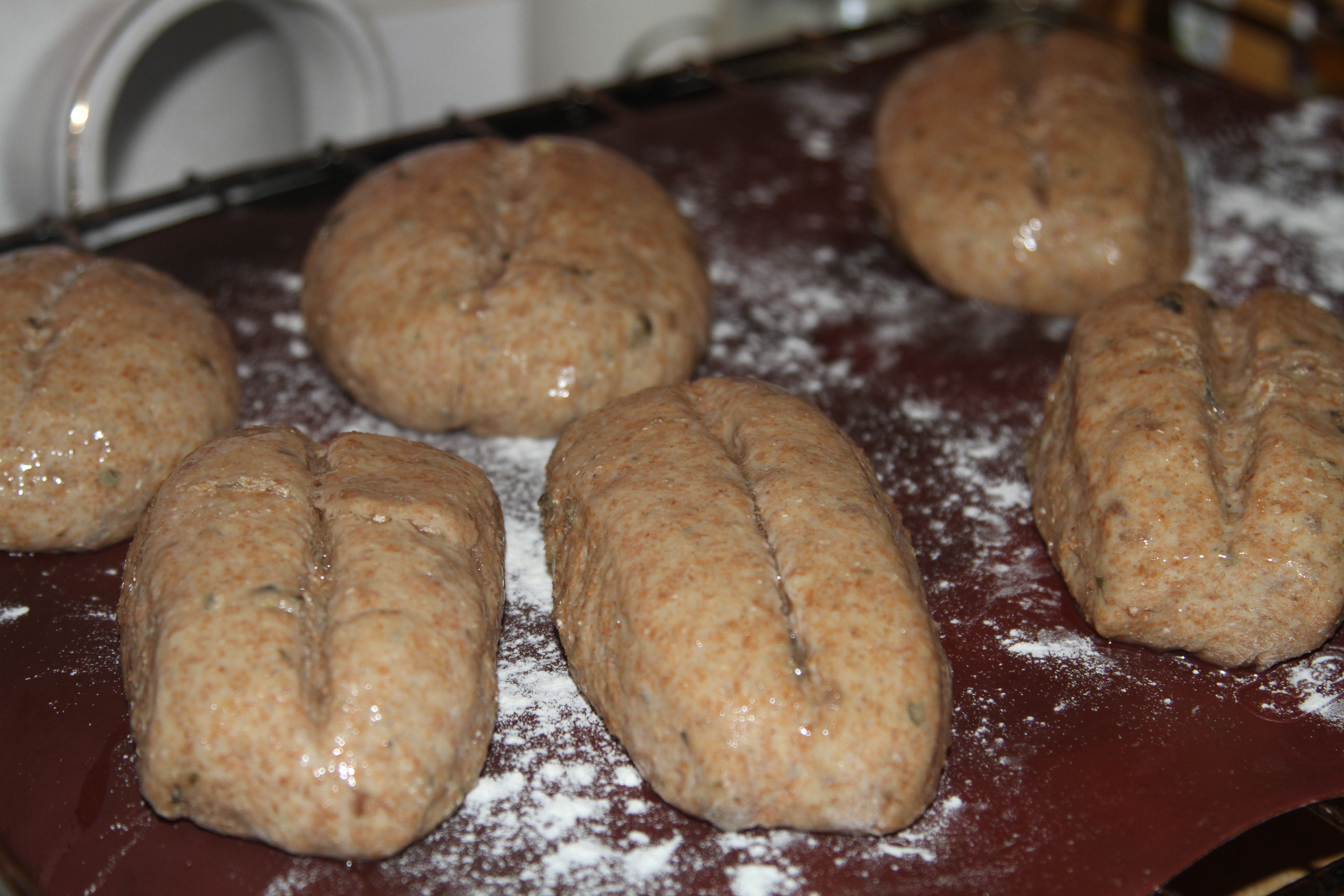 bułki z pestkami dyni