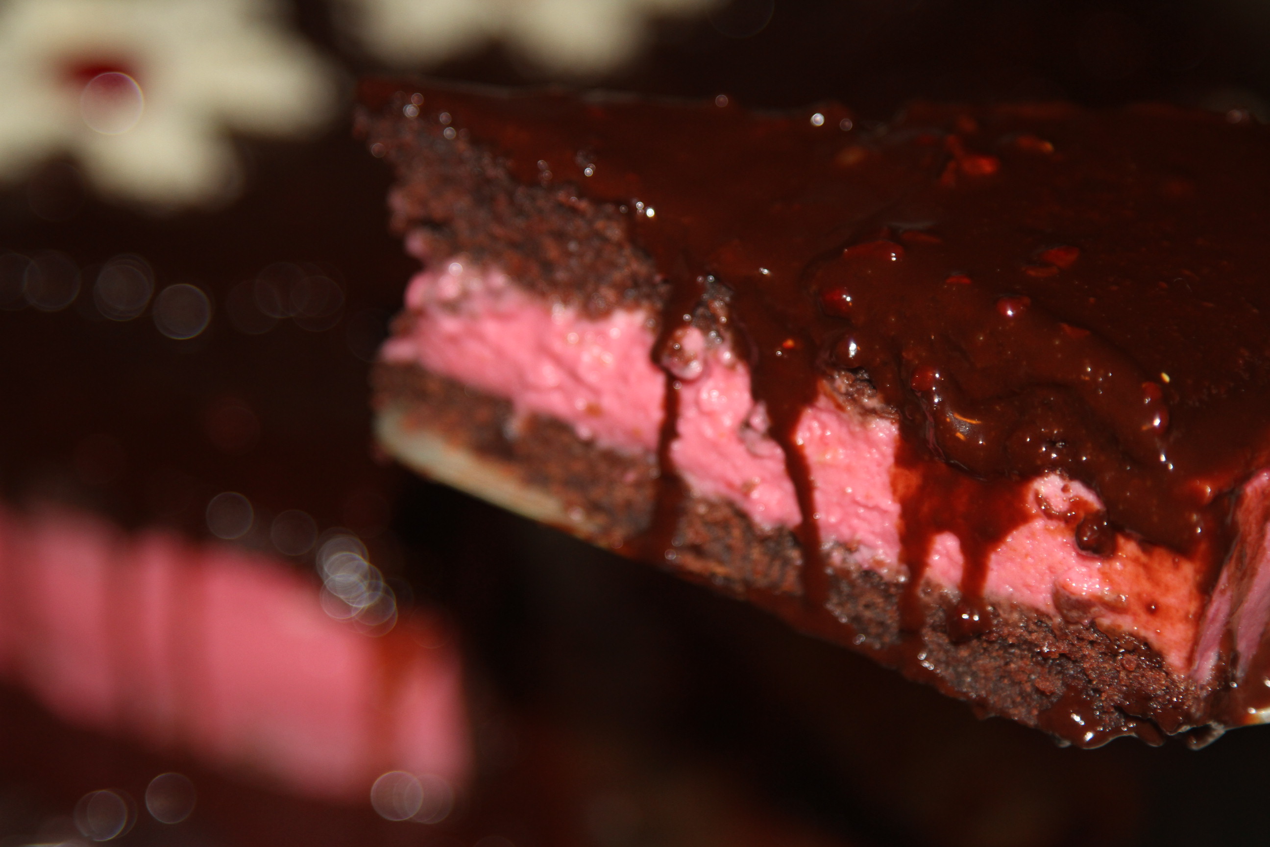 ciasto kakaowe ze śmietaną