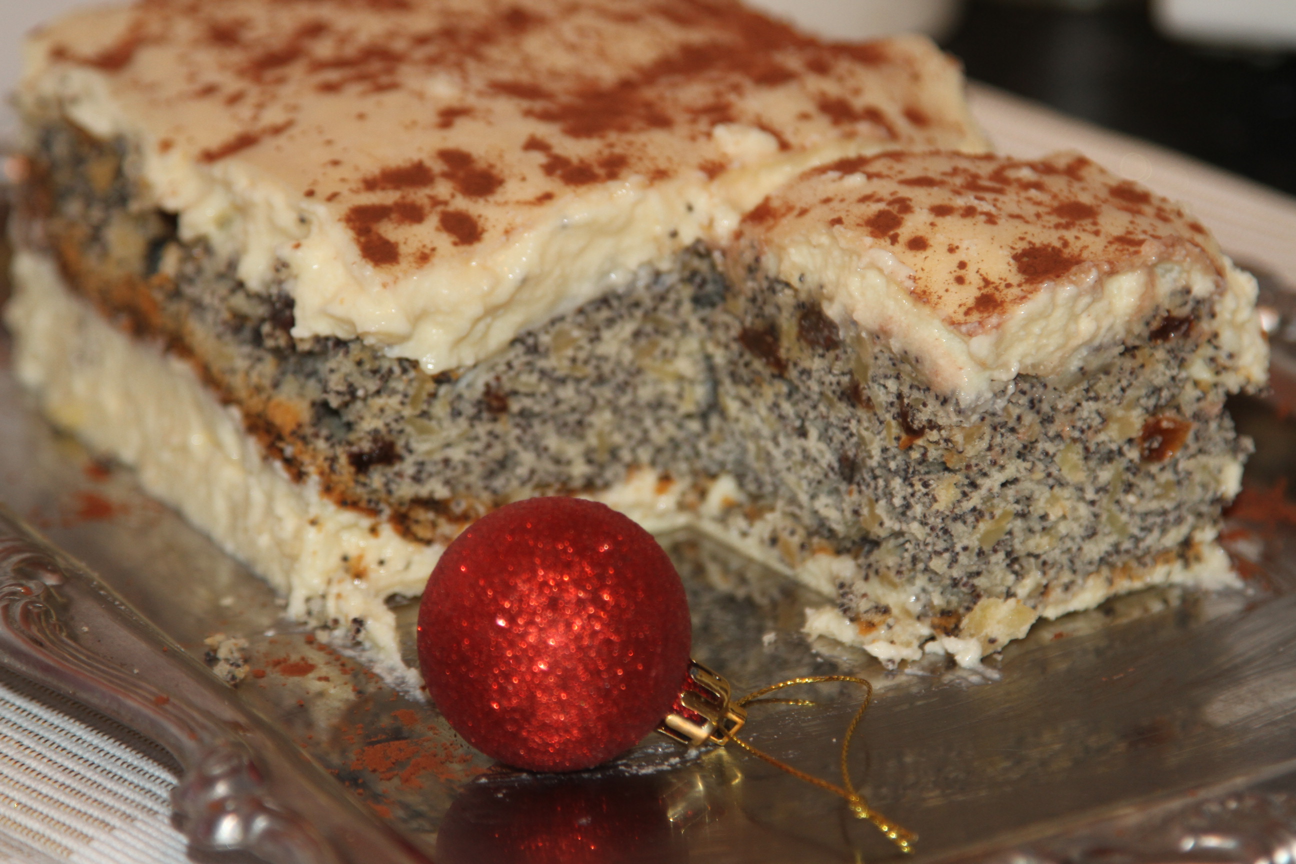 ciasto makowe z bakaliami