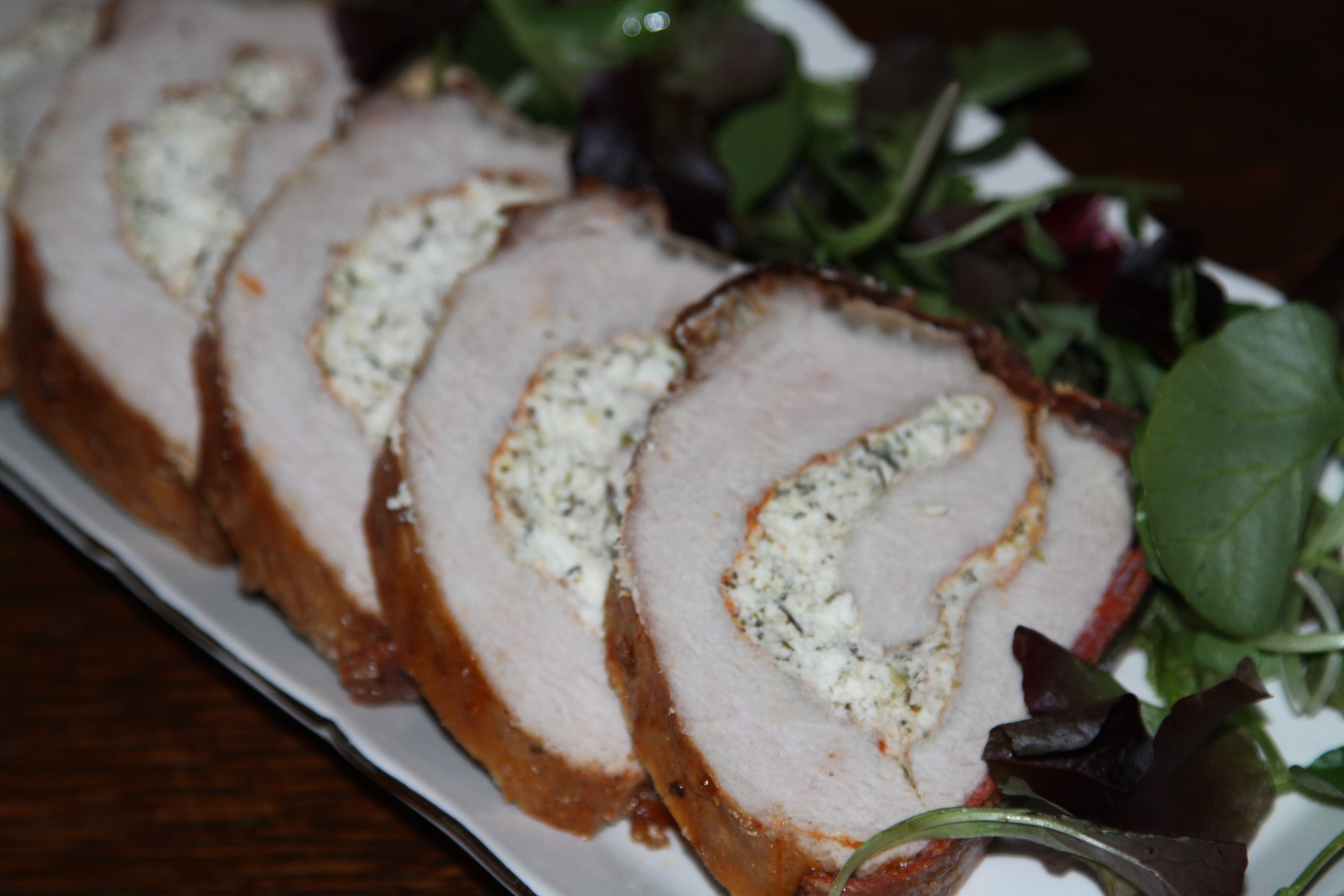 rolada z nadzieniem z sera feta