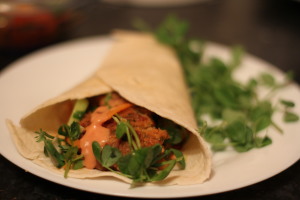 falafel z sałatką
