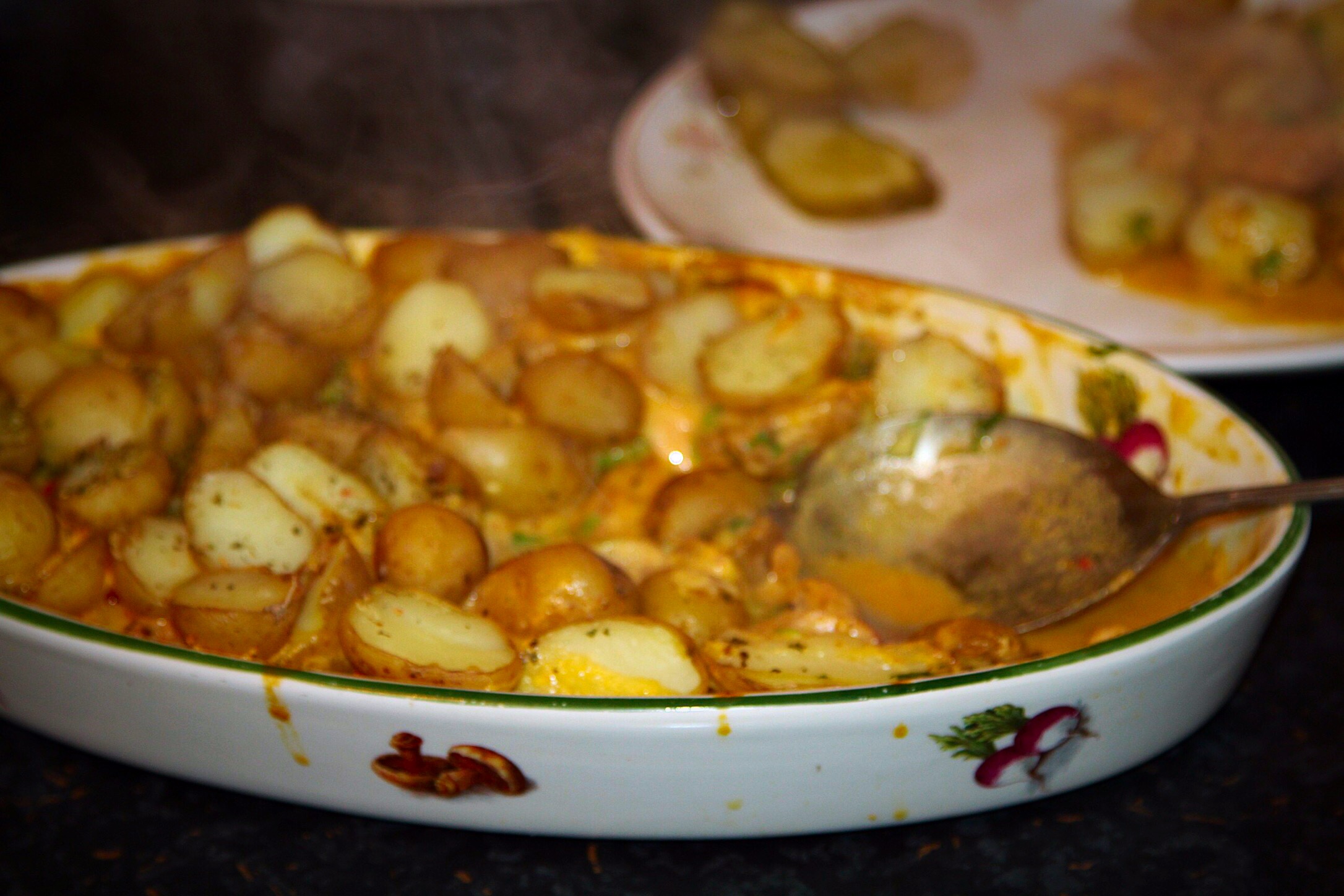 Zapiekanka z sosem z dyni