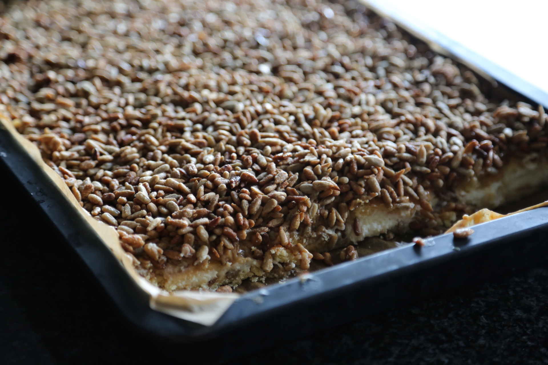 słonecznikowe ciasto