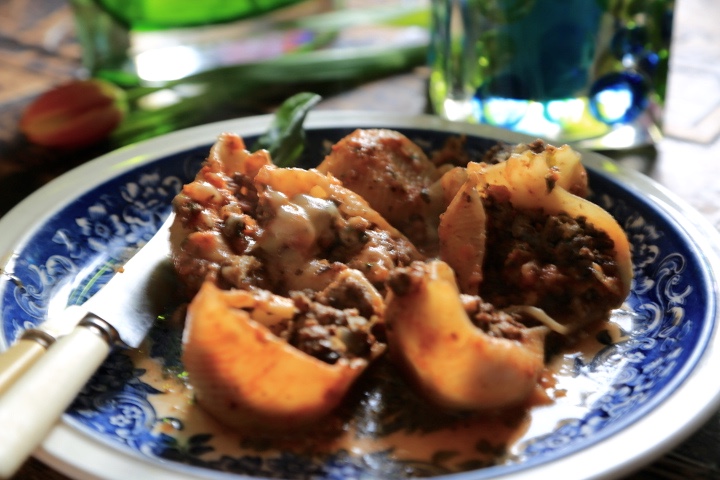 makaron z mięsem mielonym