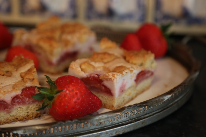 kruche ciasto z truskawkami