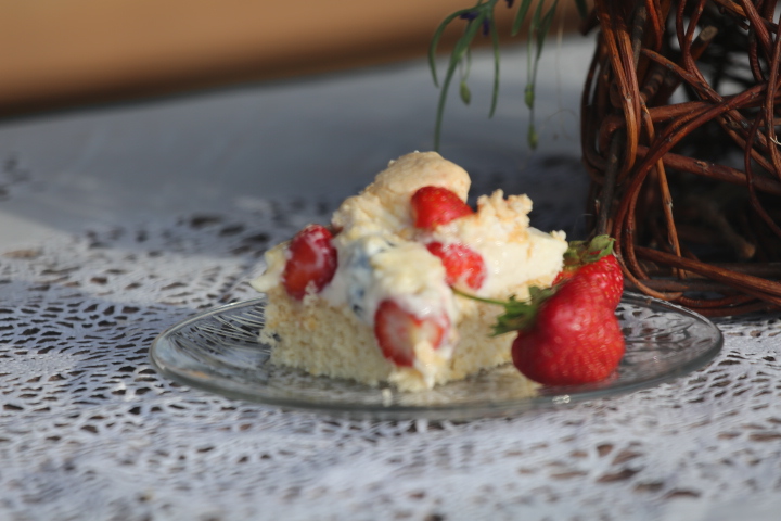 ciasto z truskawkami