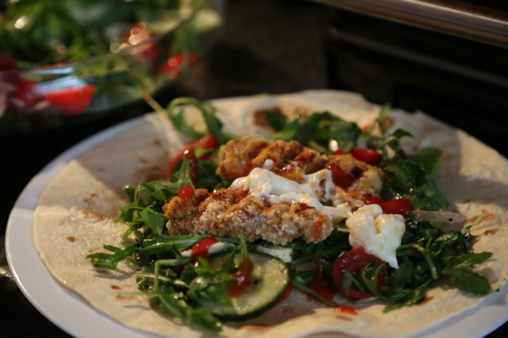 tortilla z kurczakiem